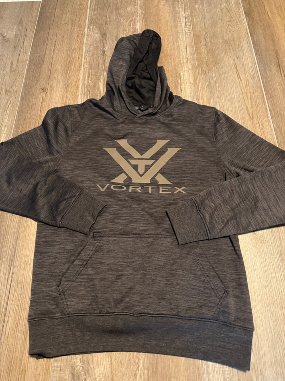 Vortex Men's Hooded Pullover Sweatshirt - Charcoal